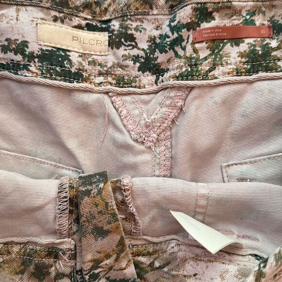 Pilcro Pink and Green Women Shorts - Picture 3 of 6